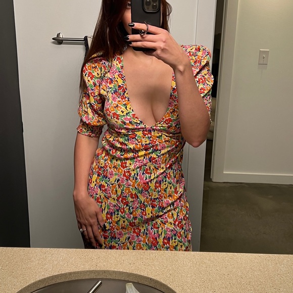 RIXO x Target Puff Sleeve Floral Dress - Picture 9 of 11